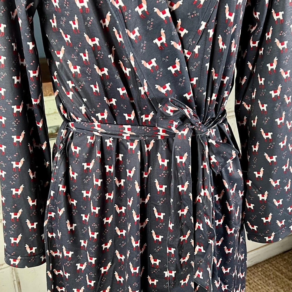 Modcloth Llama Robe M - Picture 4 of 12